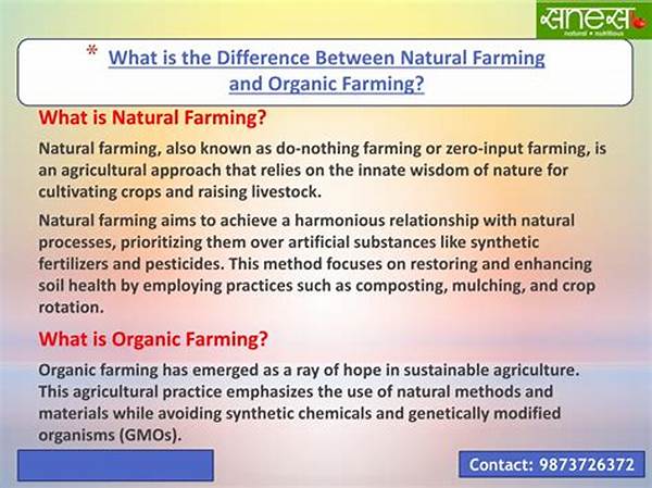 Difference Between Natural And Organic Farming