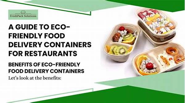Eco-friendly Food Delivery Solutions