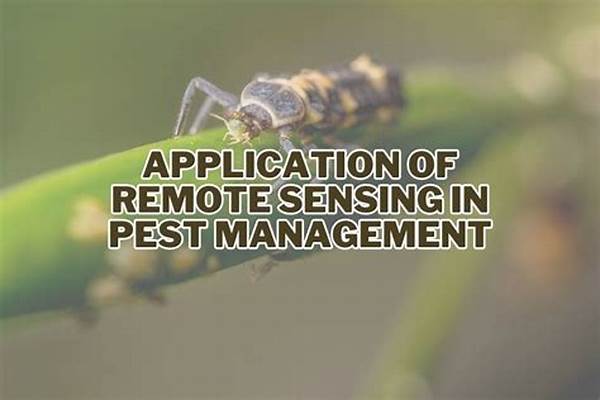 Remote Sensing For Pest Management