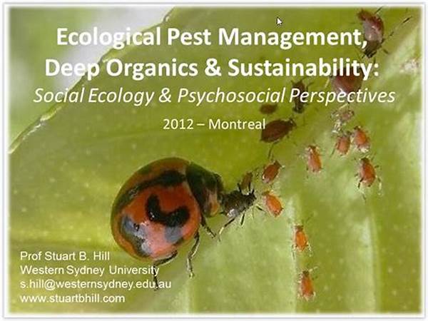 Ecological Approaches To Pest Management