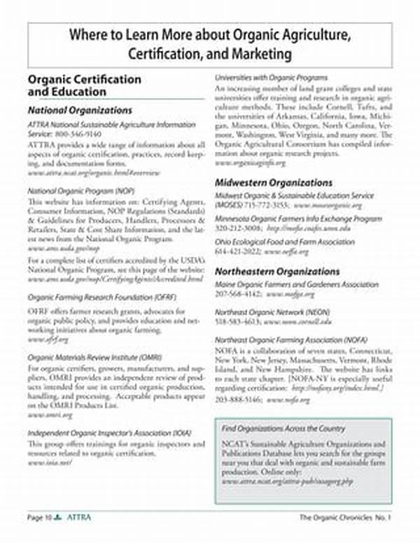 Accredited Online Organic Farming Education
