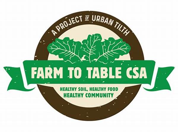 Farm-to-table Csa Partnerships