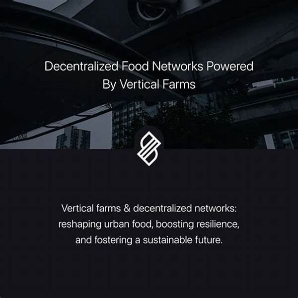 Decentralized Food Supply Networks