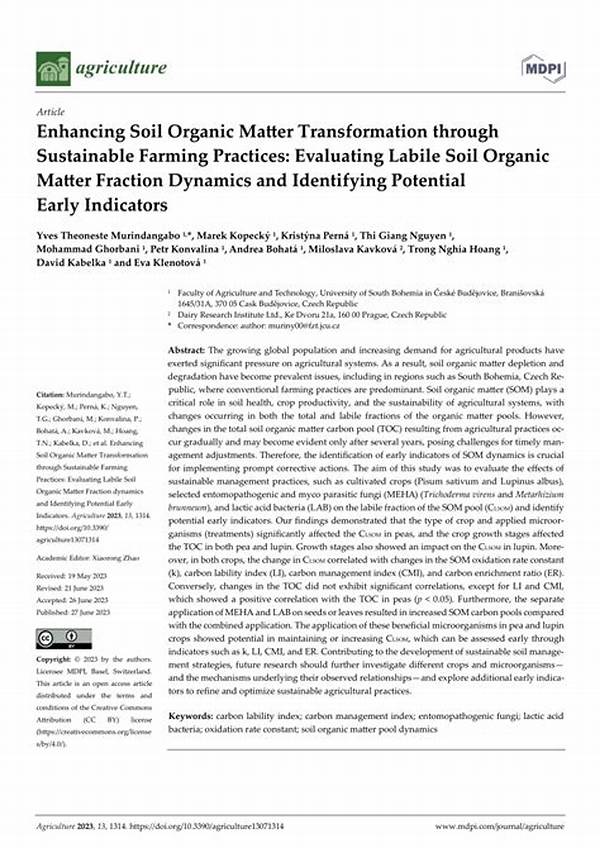 Evaluating Organic Farming Practices