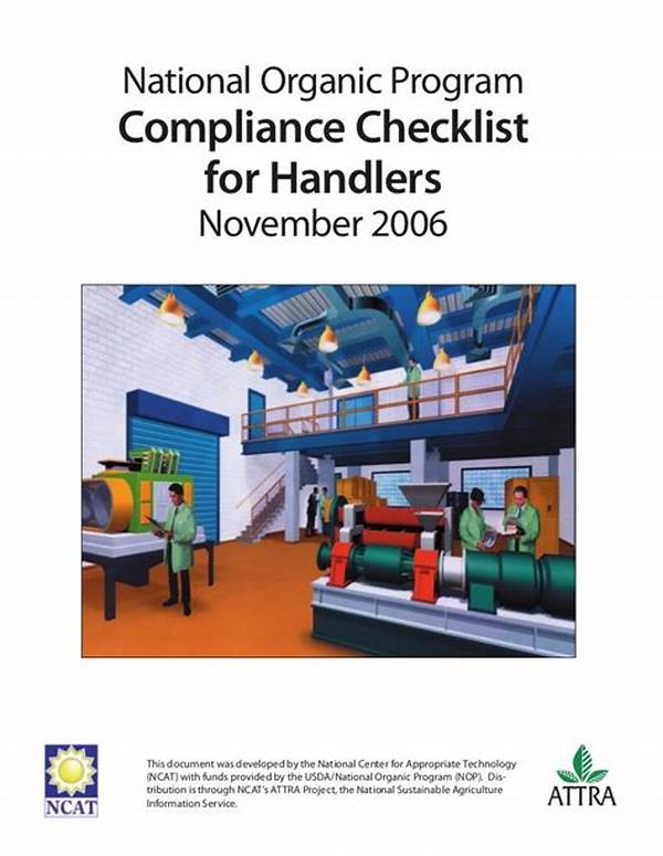 Organic Standards Compliance Checklist