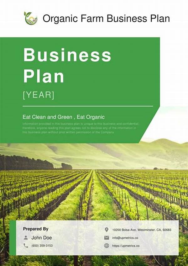 Steps To Develop An Organic Farm Business Plan