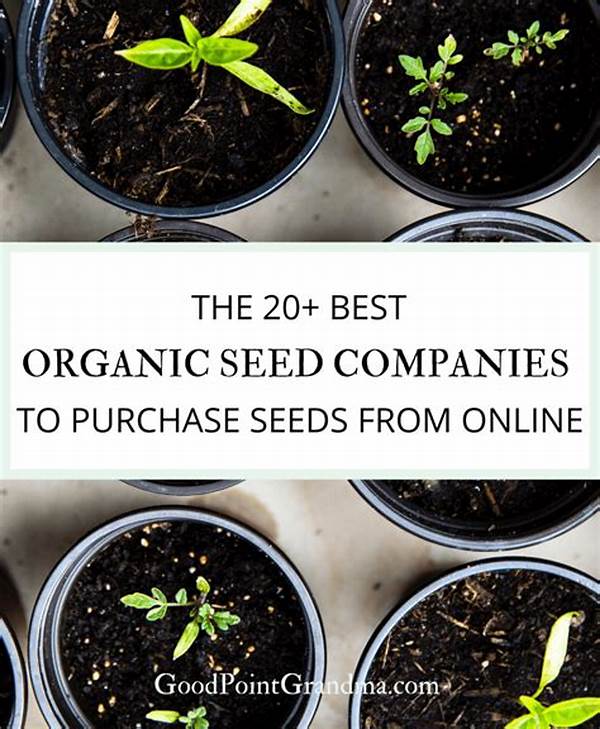 Certified Organic Seed Suppliers Online