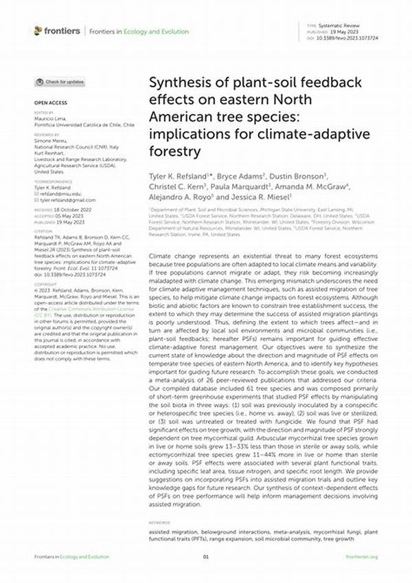 Climate-adaptive Plant Species