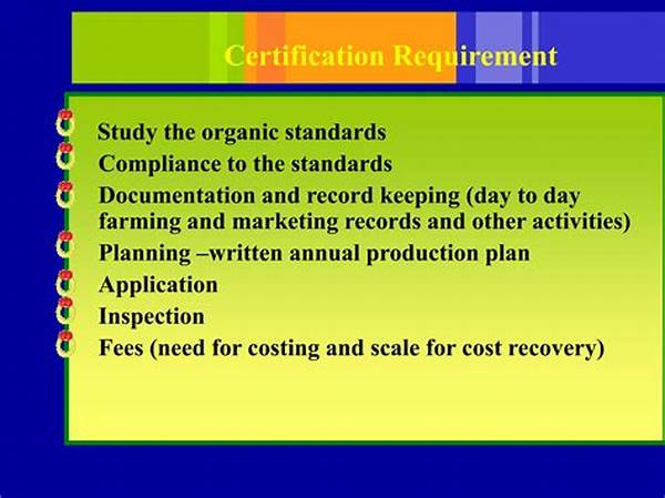 Compliance Requirements For Organic Farming