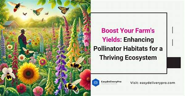 Enhancing Pollinator Populations In Farms