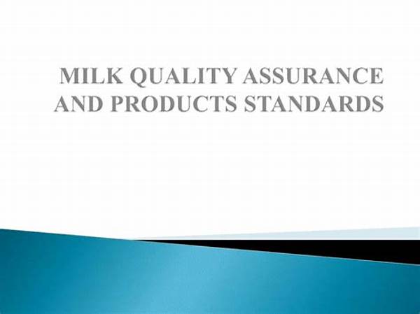 **organic Milk Quality Assurance**