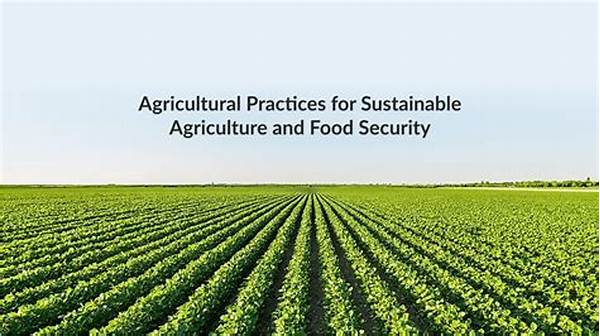 Sustainable Agricultural Practices Adoption.