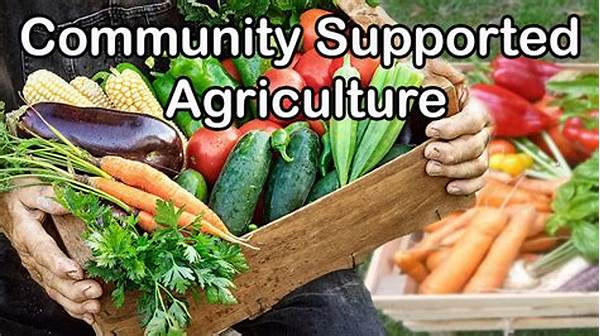 Community-supported Agriculture Networks