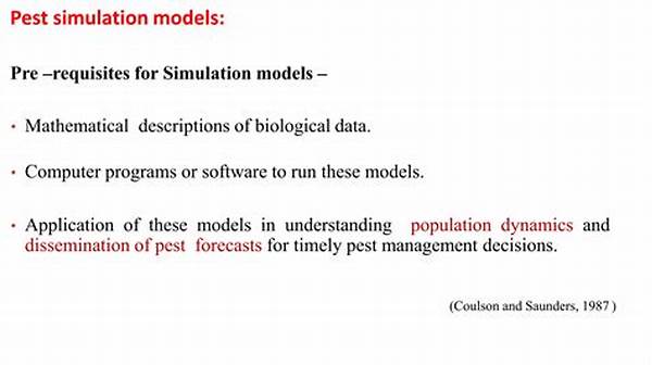 Simulation Models In Pest Control
