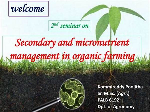 Micronutrient Content In Organic Farming